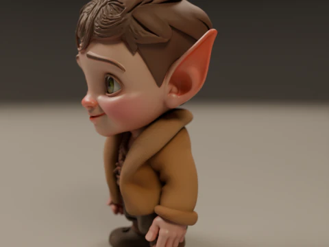 Baby elf 3D Print Model