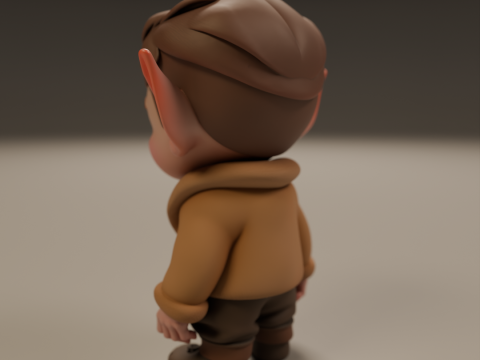 Baby elf 3Dプリントモデル
