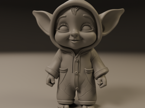 Baby elf 3D 打印模型