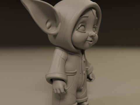 Baby elf 3D 打印模型