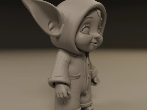 Baby elf 3D Print Model