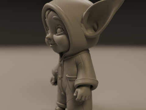 Baby elf 3D 打印模型