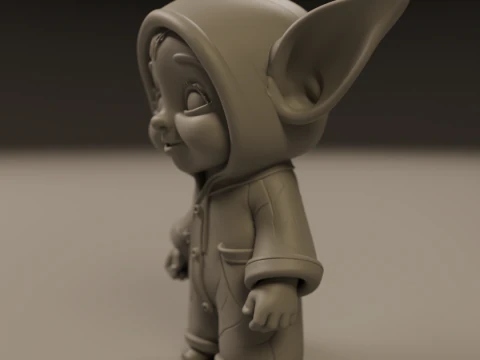 Baby elf 3D Print Model