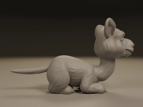 Cute camel 3D Print Model