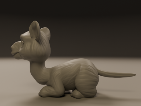 Cute camel 3D 打印模型