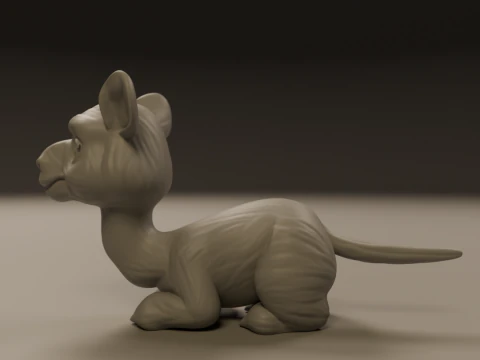 Cute camel 3D Print Model