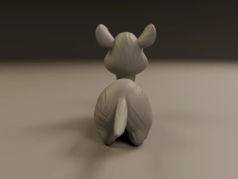 Cute camel 3D Print Model