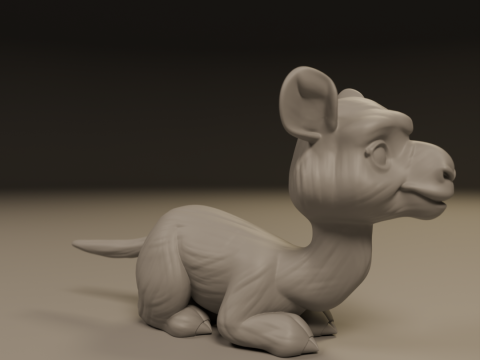 Cute camel 3D 打印模型