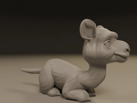 Cute camel 3D Print Model
