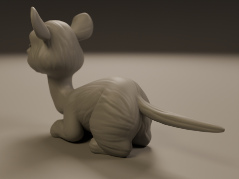 Cute camel 3D 打印模型