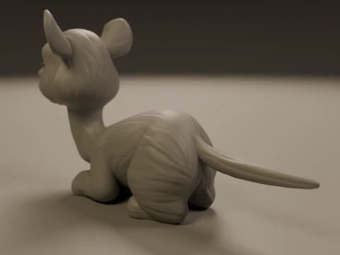 Cute camel 3D Print Model