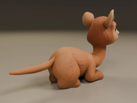 Cute camel 3D Print Model
