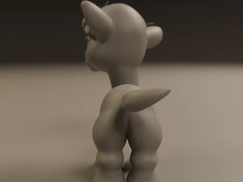 Cute camel 3D Print Model