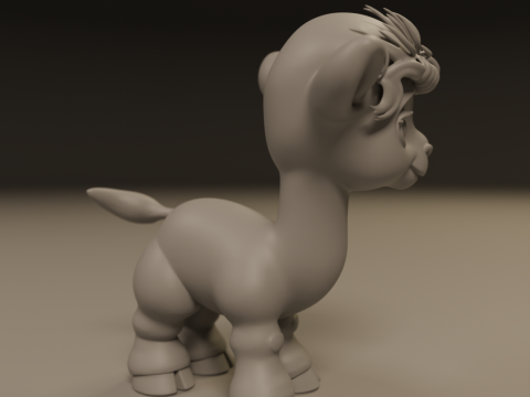 Cute camel 3D-Druckmodell