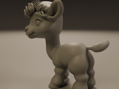 Cute camel 3D-Druckmodell