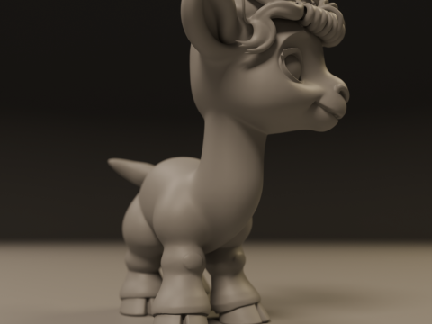 Cute camel 3D-Druckmodell