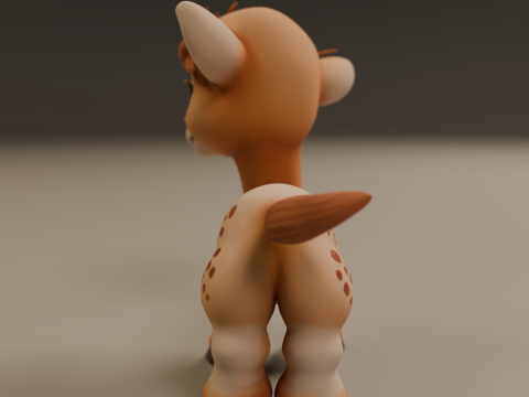 Cute camel 3D-Druckmodell