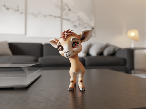 Cute camel Modelo de Impressão 3D