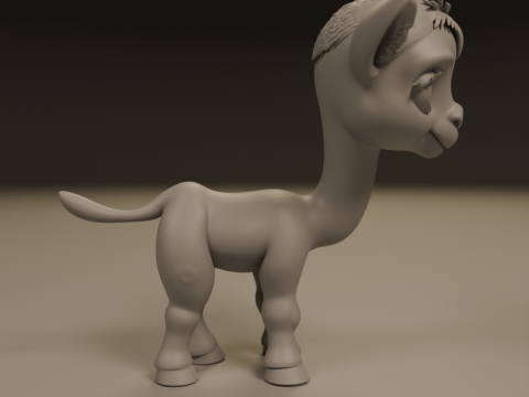 Cute camel 3D 打印模型