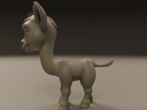 Cute camel 3D 打印模型