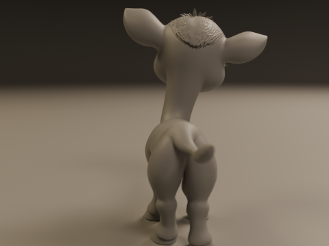 Cute camel 3D 打印模型
