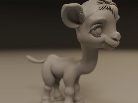 Cute camel 3D 打印模型