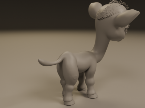 Cute camel 3D 打印模型