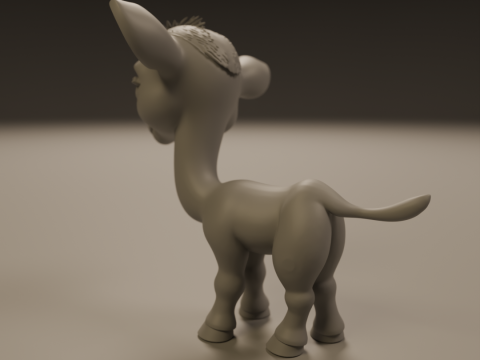 Cute camel 3D 打印模型