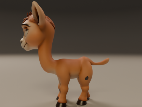 Cute camel 3D 打印模型