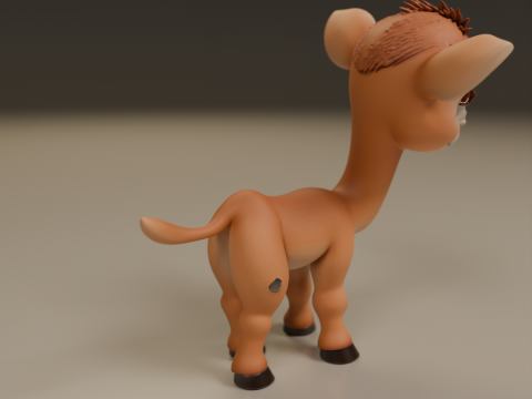 Cute camel 3D 打印模型