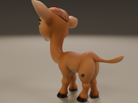 Cute camel 3D 打印模型