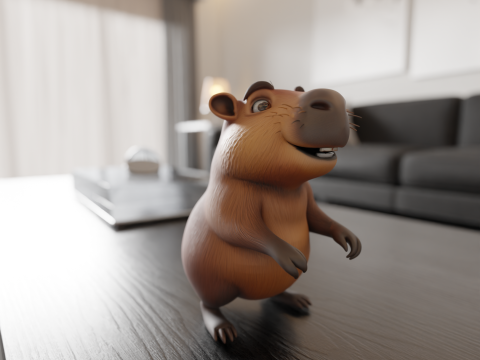 Capybara Modello di stampa 3D