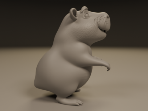 Capybara 3D Принт Модель