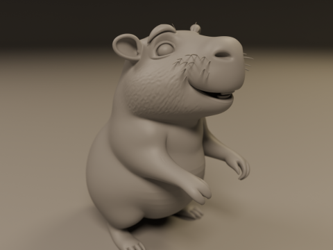 Capybara 3D Принт Модель
