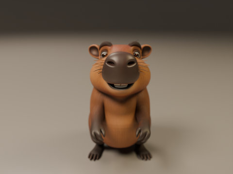 Capybara 3D Принт Модель