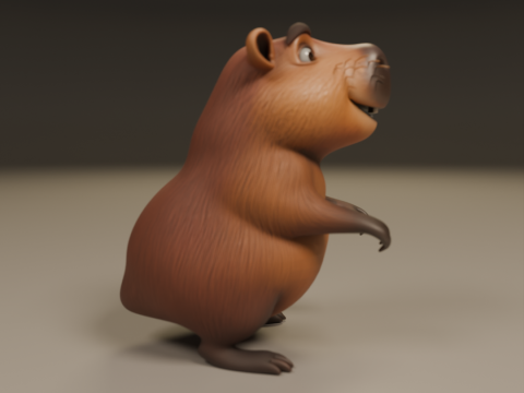 Capybara 3D Принт Модель