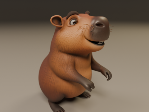 Capybara 3D Принт Модель