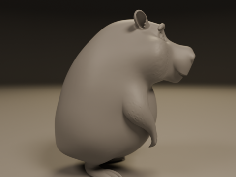 Capybara 3D 打印模型