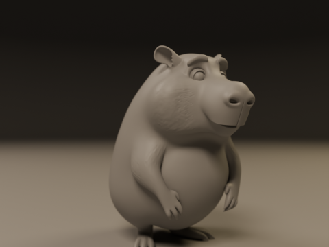 Capybara 3D 打印模型