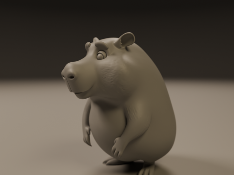 Capybara 3D 打印模型