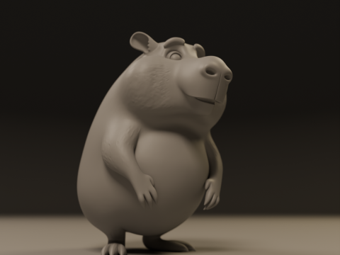Capybara 3D 打印模型