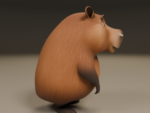 Capybara 3D 打印模型