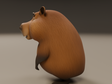 Capybara 3D 打印模型