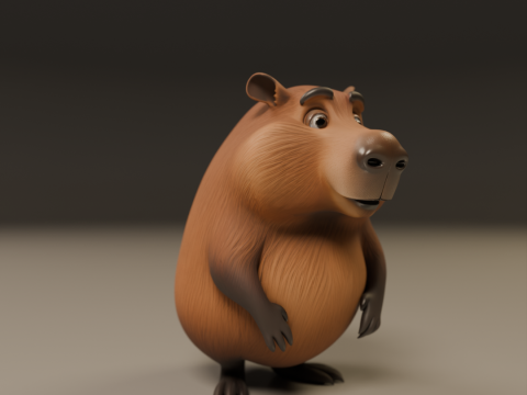 Capybara 3D 打印模型