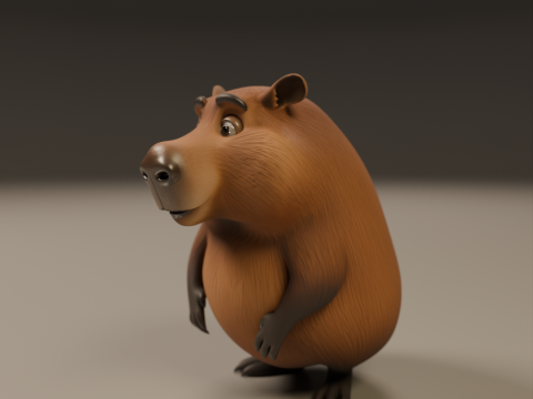 Capybara 3D 打印模型