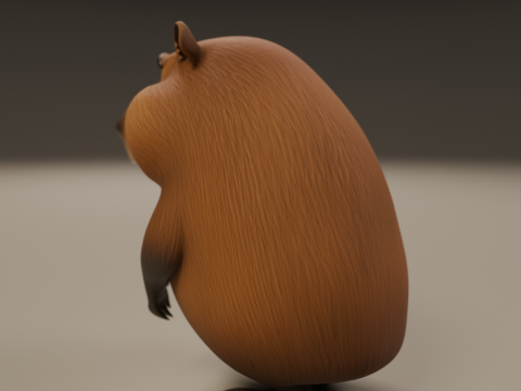 Capybara 3D 打印模型