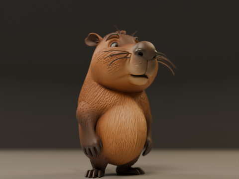 Capybara 3D प्रिंट मॉडल