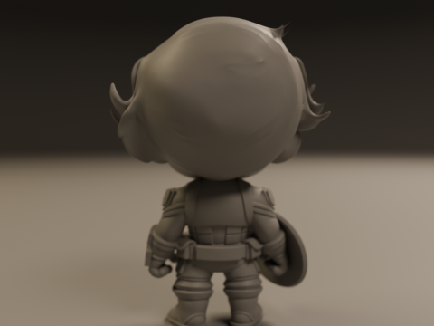 Captain america baby Modelo de Impressão 3D