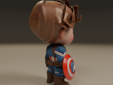 Captain america baby Modelo de Impressão 3D