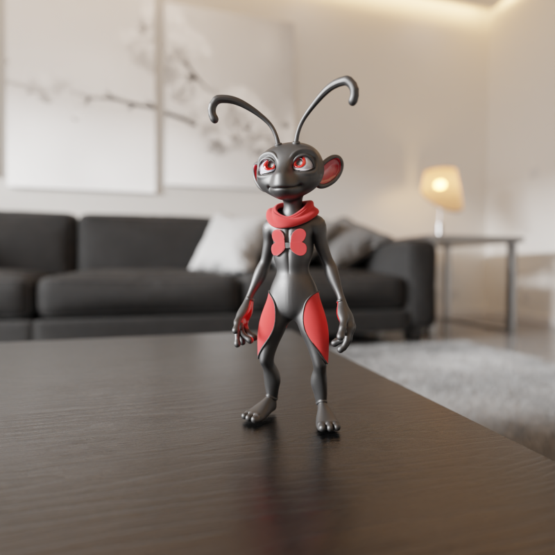 Martian Model Cetak 3D .c4d .max .obj .3ds .fbx .stl .blend